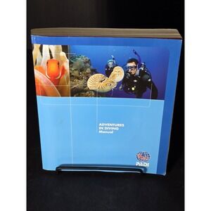 PADI Adventures in Diving Manual Paperback 2.08 VG Condition 373 Pages